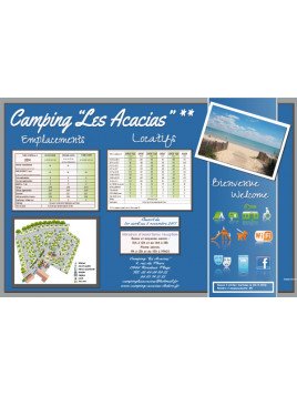 Panneau Tarifs 1500x1000mm