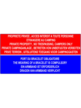 Propriété privée, port du...