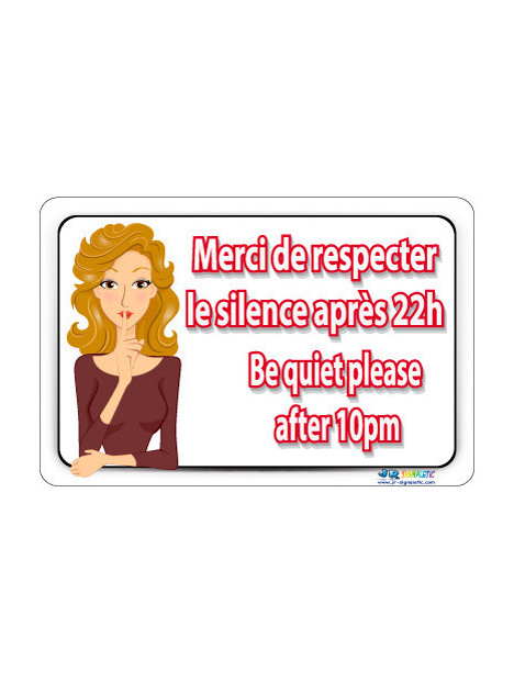 Panneau Silence fr/an