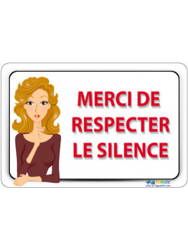 Panneau Silence