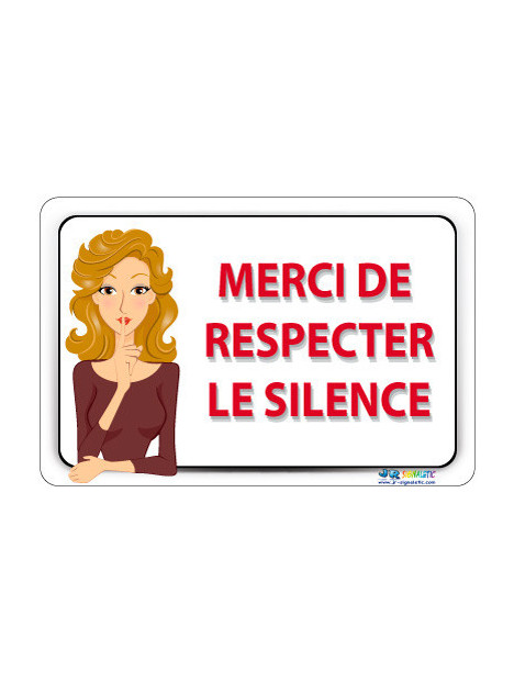 Panneau Silence