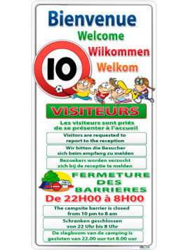 Totem entrée bienvenue 4...