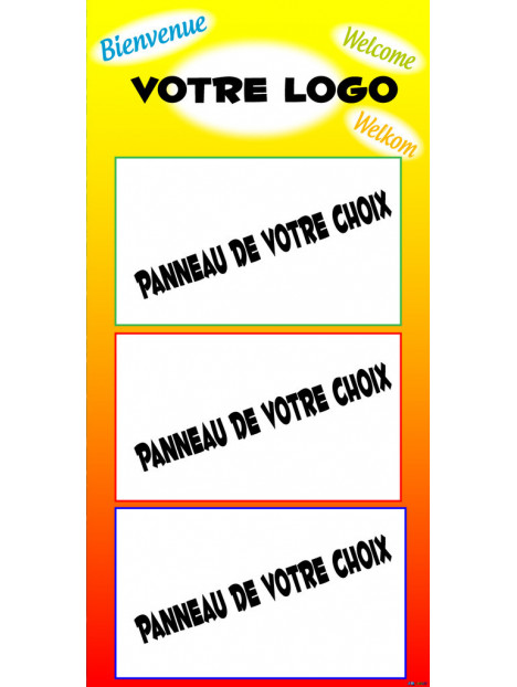 Totem entrée personnalisable