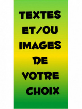 Totem bienvenue sur mesure