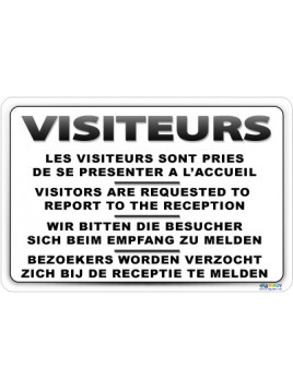 Panneau Visiteurs