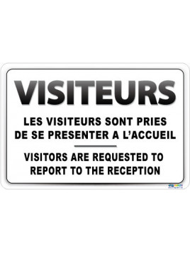 Panneau Visiteurs