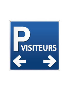 Directionnel parking visiteurs