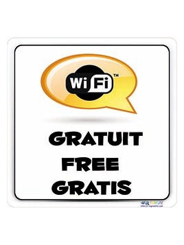 Panneau Wifi gratuit 3 langues