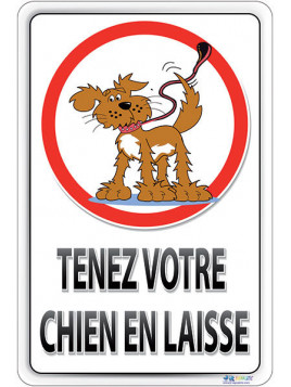 Chien en laisse