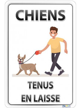 Chiens tenus en laisse