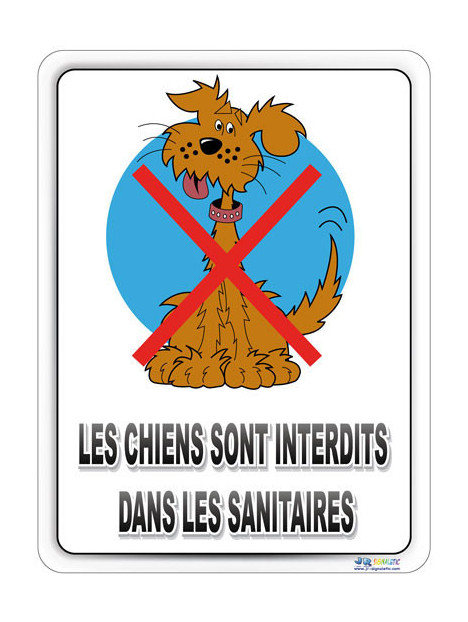 Chiens interdits dans les sanitaires