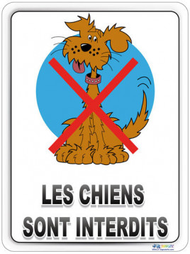 Chiens interdits image et...