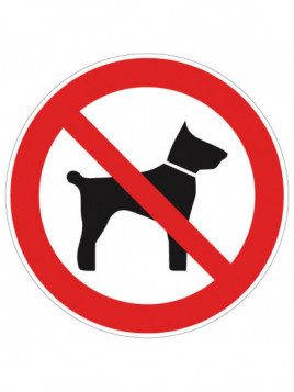 Chiens interdits picto