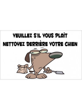 Panneau Veuillez s'il vous...