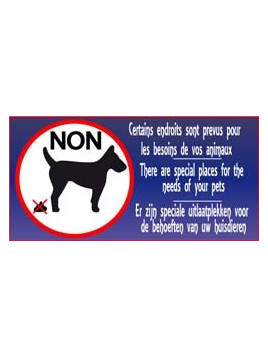Endroits prévus pour chiens