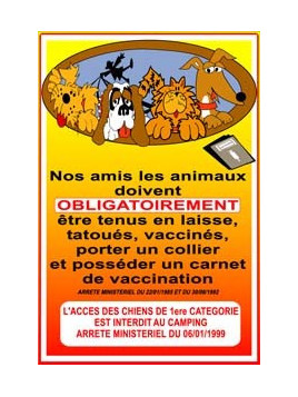 Règlement animaux