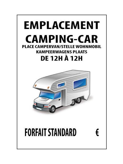 Emplacement camping car