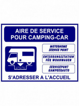 Aire de service camping car...