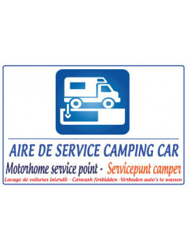 Panneau Aire de service...