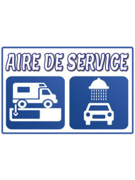 Panneau Aire de service...