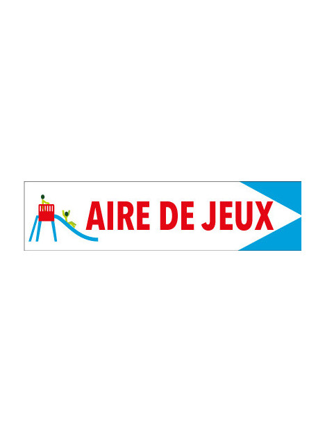Directionnel Aire de jeux pictogramme