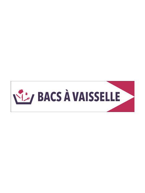 Directionnel Bac à linge pictogramme