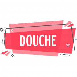 Plaques de porte douche