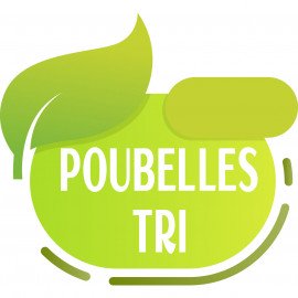 Panneau poubelles